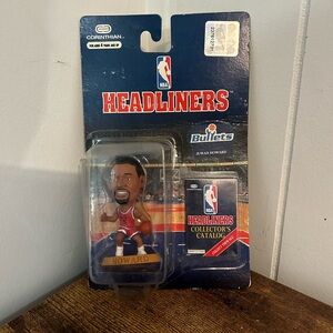 NBA Headliners Juwan Howard 3 Inch Vintage Figure Bullets 1996 Corinthian‎ T72